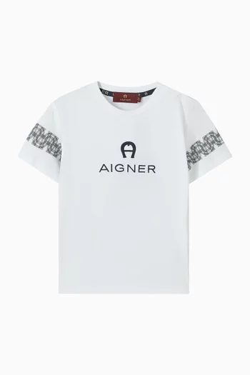Logo Detail T-shirt in Cotton