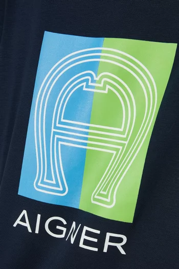 Logo-print T-shirt in Cotton-jersey