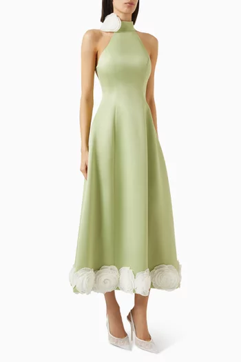 Meadow Muse Dress in Satin