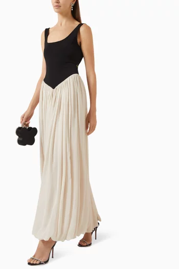 Starlight Dress in Lycra & Chiffon