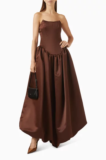 Victoria Corset Gown in Taffeta