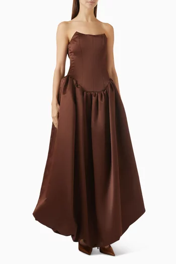 Victoria Corset Gown in Taffeta