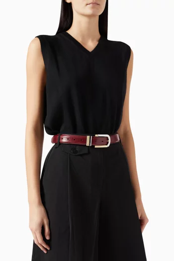Erin Belt in Leather