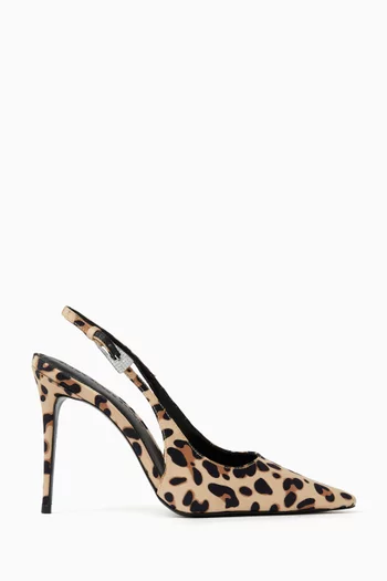 حذاء كلاسيك برانكا بسير خلفي وكعب 100 مم ستان