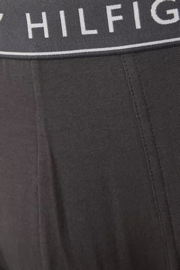 Logo Trunks in Stretch Cotton, Set of 3