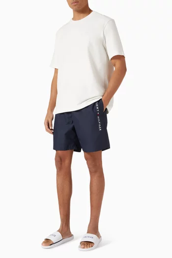 Logo Drawstring Swim Shorts