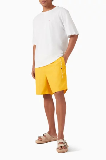 Logo Long Swim Shorts