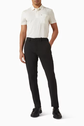 Performance Packable Jacquard Polo Shirt in Stretch-jacquard