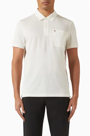 Performance Packable Jacquard Polo Shirt in Stretch-jacquard