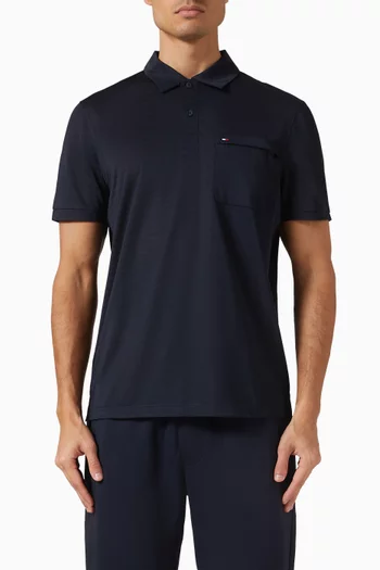 Performance Packable Jacquard Polo Shirt