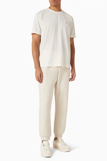 Performance Anti-wrinkle Jacquard T-shirt