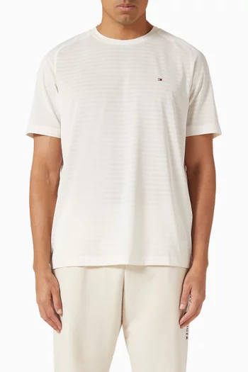 Performance Anti-wrinkle Jacquard T-shirt