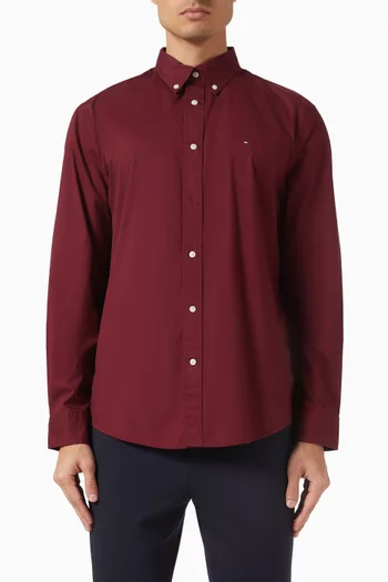 TH Flex Shirt in Cotton Poplin