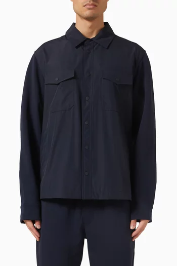 Intechno Overshirt in Cotton-blend