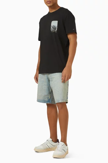 Photo-print T-shirt in Cotton-jersey