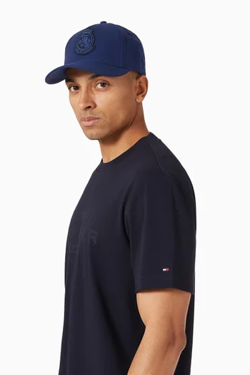 Hilfiger Crest Flannel 5-panel Baseball Cap in Cotton