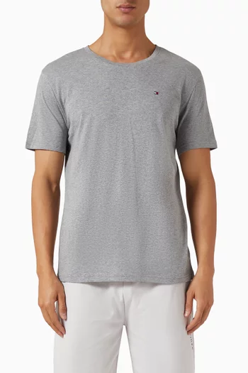 طقم تي شيرت بفتحة رقبة مستديرة، 3 قطع