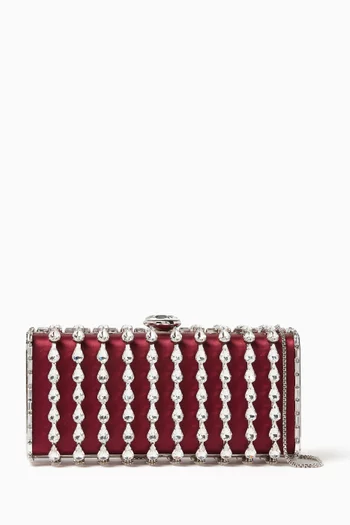 كلاتش ألبا مرصع بالكريستال ستان