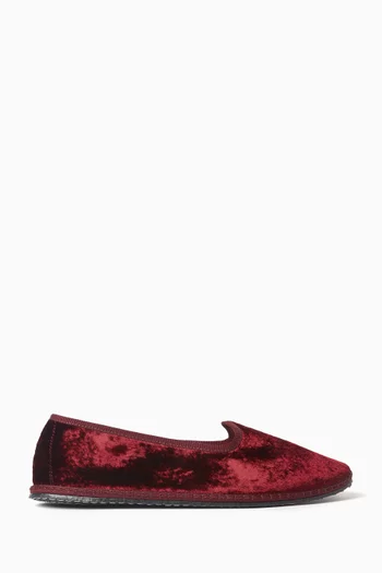 Furlana Flats in Velvet