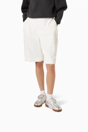 Match Sneakers in Metallic Leather