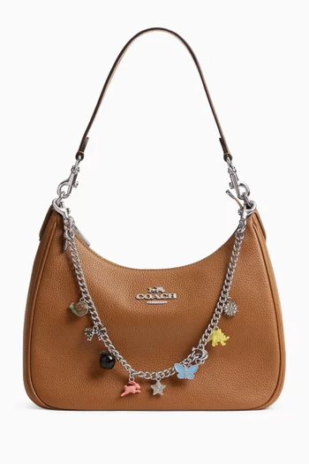 Charm Bag Chain in Silver-tone Metal