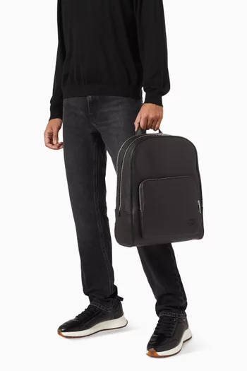 Wade Backpack in Grained Leather