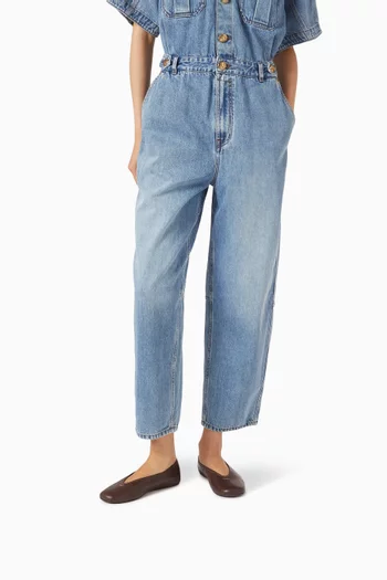 Houston Ballet Flats in Leather