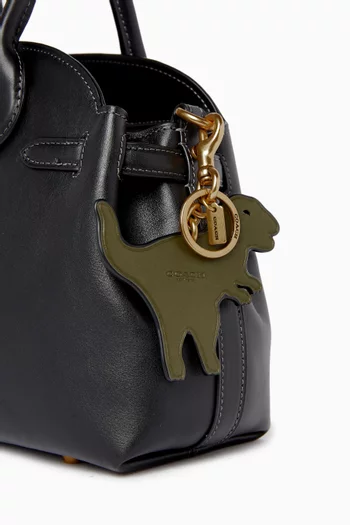 Rexy Bag Charm in Leather