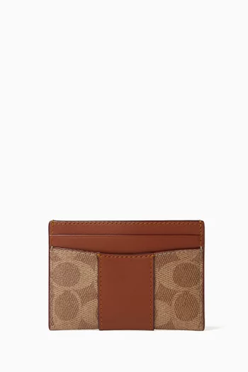 حافظة بطاقات قنب بشعار الماركة