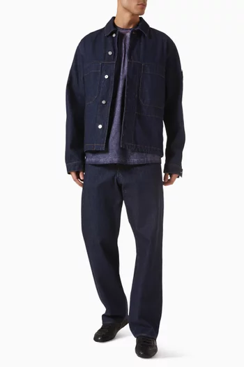 Velo Effect T-shirt in Cotton