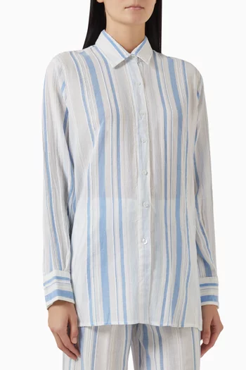 Tina Stripe Shirt in Cotton