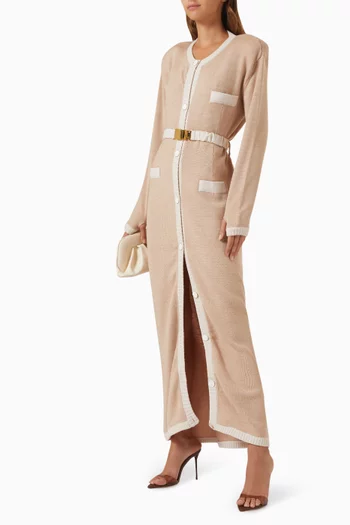 Belted Longline Cardigan