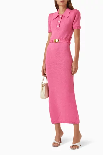 Belted Polo Dress