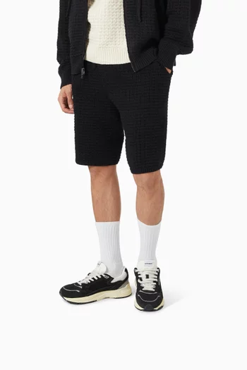 Hyperway Low Sneakers in Suede & Mesh