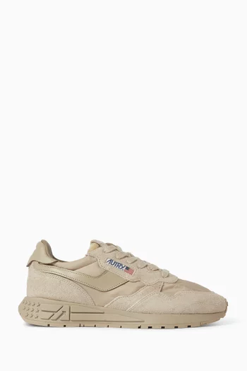 Reelwind Low-top Sneakers in Suede & Nylon