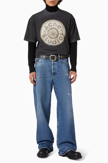 Logo T-shirt in Cotton-blend