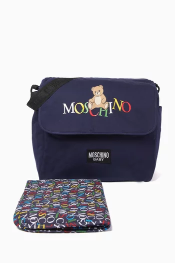 Graphic Logo Changing Bag in Nylon