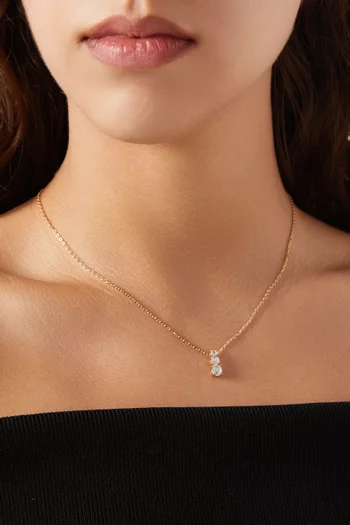 Stilla Attract Pendant Necklace in Gold-plated Metal