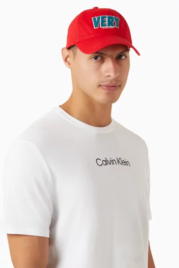 Very Graphic Baseball Cap in Cotton