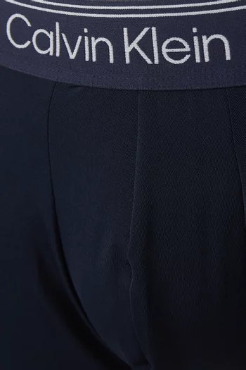 Low Rise Trunks in Microfiber Stretch, Set of 3