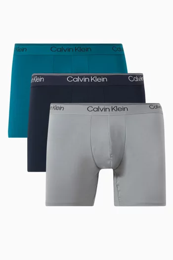 Boxer Briefs in Microfiber Stretch, Set of 3