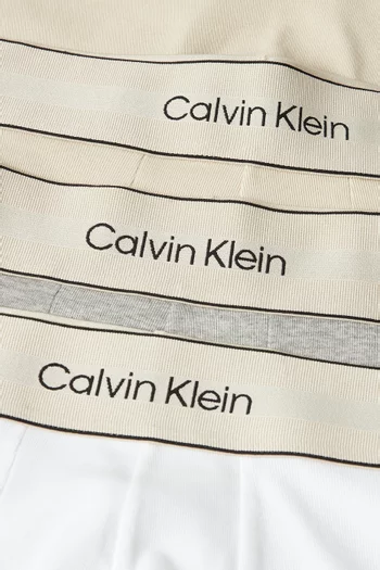 Heritage Boxer Briefs in Stretch-cotton, Set of 3