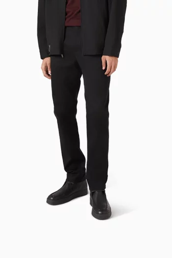 Hybrid Cup Apron Boots in Leather