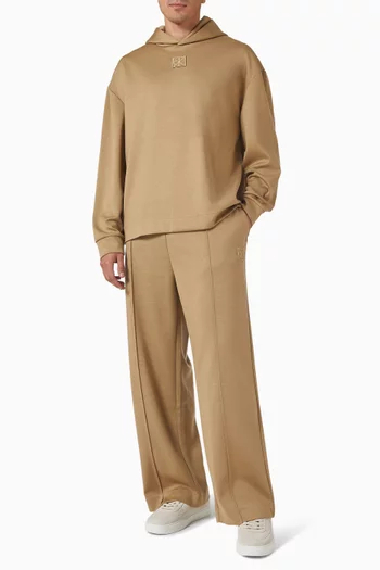 كنزة بغطاء رأس مزيج صوف