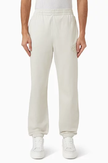 Monogram Logo Sweatpants in Fleece