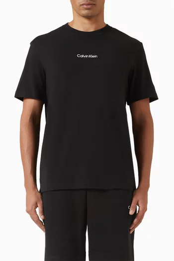 تي شيرت رياضي مسامي مزيج قطن جيرسيه 