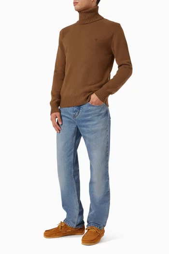 Turtleneck Sweater in Cashmere Blend