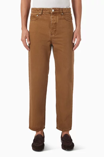 Tapered Fit Jeans in Denim