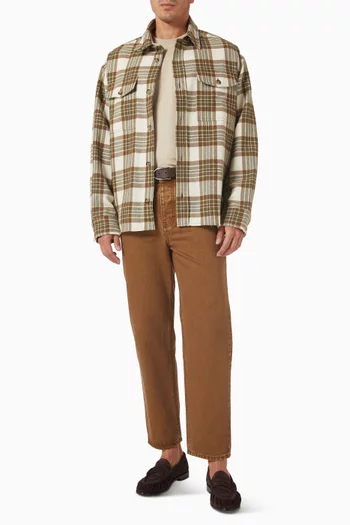 Checked Shirt in Cotton