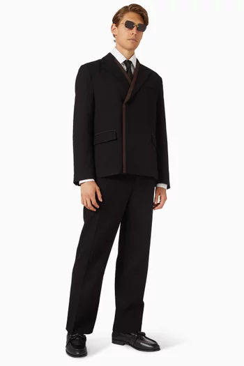 Tailored Straight-leg Pants